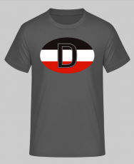 D Deutschland schwarz weiss rot T-Shirt