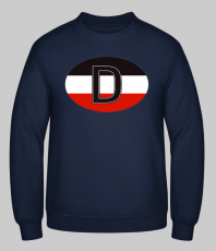 D Deutschland Schwarz weiss rot Pullover