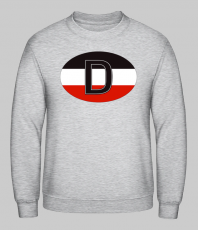 D Deutschland Schwarz weiss rot Pullover