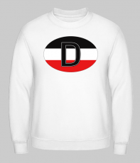 D Deutschland Schwarz weiss rot Pullover