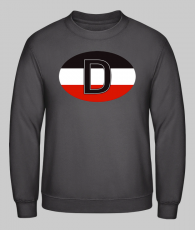 D Deutschland Schwarz weiss rot Pullover