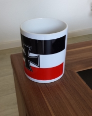 Schwarz Weiss Rot Eisernes Kreuz Gösch - Tasse