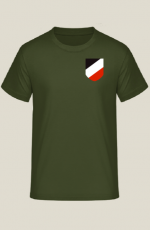 Wehrmacht Emblem Schwarz Weiss Rot T-Shirt