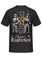 Wehrmacht Ehrenwache Eisernes Kreuz Balkenkreuz Treue Tapferkeit - T-Shirt