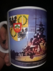 Schlachtschiff Gneisenau - 4 Tassen