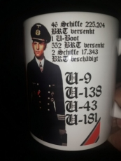 Wolfgang Lüth U-181 - Tasse
