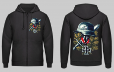 Wehrmacht Stahlhelm Kapuzenjacke