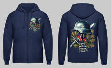 Wehrmacht Stahlhelm Kapuzenjacke