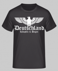 Deutschland Reichsadler - Kämpfen & Siegen - T-Shirt