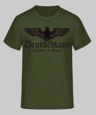 Deutschland Reichsadler Kämpfen und Siegen T-Shirt