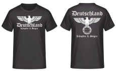 Deutschland Reichsadler - Kämpfen & Siegen - T-Shirt