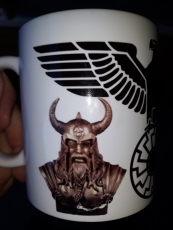 Schwarze Sonne Reichsadler Wikinger - 4 Tassen