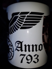 Schwarze Sonne Reichsadler Wikinger - 4 Tassen