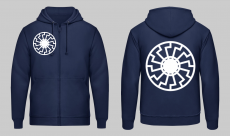 Schwarze Sonne Kapuzenjacke