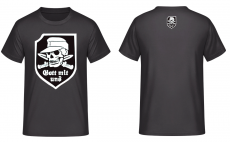 Gott mit uns Totenkopf - T-Shirt