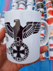 Wer A sagt muss auch Dolf sagen! Reichsadler - Tasse