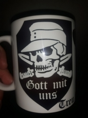 Gott mit uns Totenkopf - Tasse