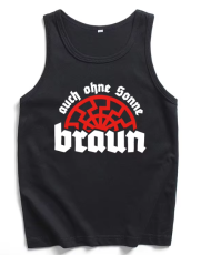 Auch ohne Sonne braun Muskelshirt