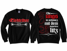 Elektriker Die Jungs in schwarz mit dem doppelten Blitz Pullover