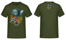 Wehrmacht Stahlhelm T-Shirt