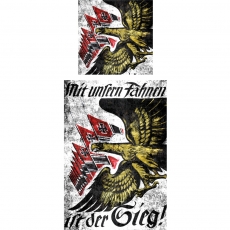 Reichsadler Mit unseren Fahnen ist der Sieg Bettwäsche