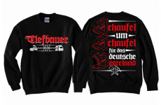 Tiefbauer - Schaufel um Schaufel für das deutsche Vaterland - Pullover schwarz