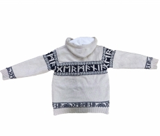 Walhalla - Strickjacke weiss