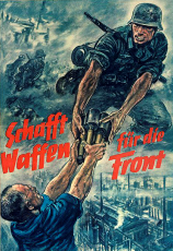 Schafft Waffen für die Front - Blechschild