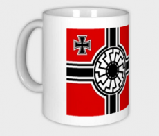 Schwarze Sonne Reichskriegsflagge - 4 Tassen