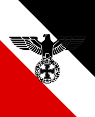 Schwarz Weiss Rot Reichsadler - Mauspad