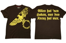 Alles hat ein Haken nur das Kreuz hat 4 T-Shirt