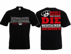 Kniet nieder die Deutschen kommen - T-Shirt schwarz