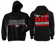Kniet nieder die Deutschen kommen Kapuzenpullover
