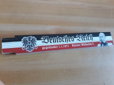 Deutsches Reich Kaiser Wilhelm I Zollstock 2m