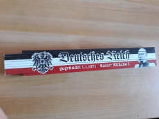 Deutsches Reich Kaiser Wilhelm I Zollstock 2m