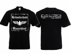 Heimatschutz Wunschtext T-Shirt