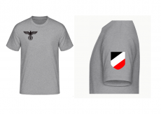 Reichsadler Schwarz Weiss Rot T-Shirt