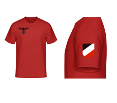 Reichsadler Schwarz Weiss Rot T-Shirt