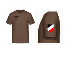 Reichsadler Schwarz Weiss Rot T-Shirt