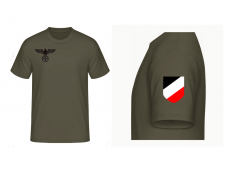 Reichsadler Schwarz Weiss Rot T-Shirt