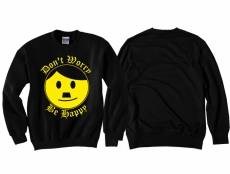 Schnauzer - Dont worry be happy - Pullover schwarz