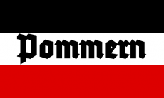 Pommern Schwarz Weiss Rot Fahne 150x90 cm