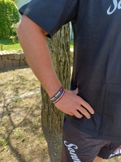 Auch ohne Sonne braun Armband