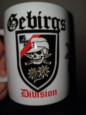 Gebirgsjäger Gebirgsdivision Tasse