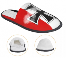 Schwarz Weiss Rot Eisernes Kreuz Hausschuhe