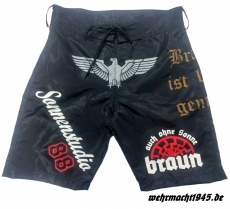 Auch ohne Sonne braun kurze Hose Badehose