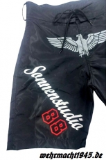 Auch ohne Sonne braun kurze Hose Badehose