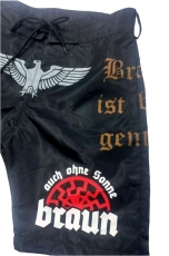 Auch ohne Sonne braun kurze Hose Badehose