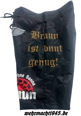 Auch ohne Sonne braun kurze Hose Badehose