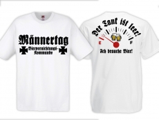 Männertag Herrentag Biervernichtungskommando T-Shirt
